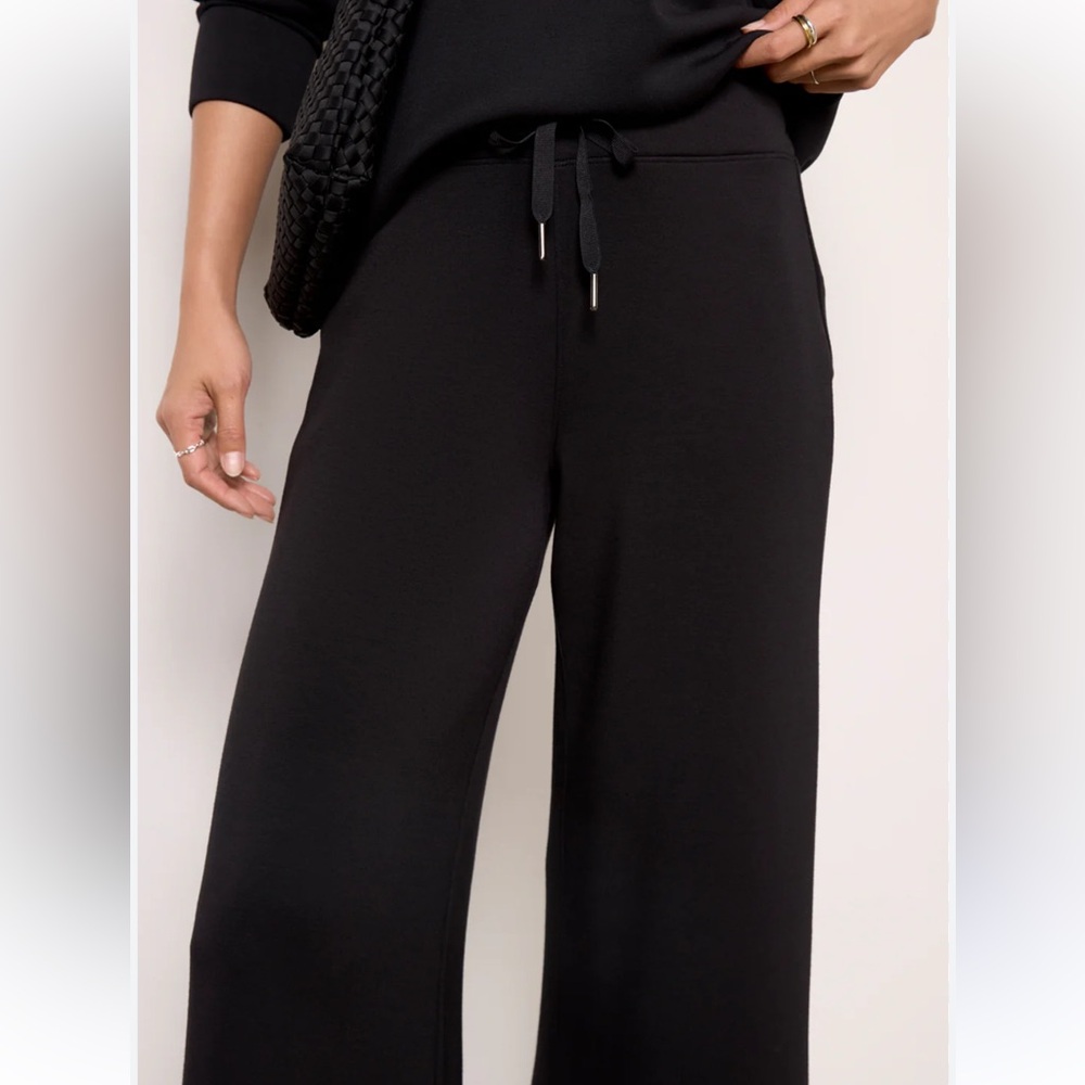 SPANX Black Wide Leg Pants